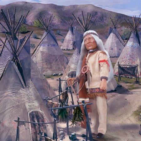 картинка Кукла "Индеец Sitting Bull", 41 см, арт 40102 интернет-магазин TuKiTu.ru